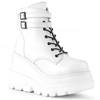 DemoniaCult - SHAKER52 Platform Boots - White Product image